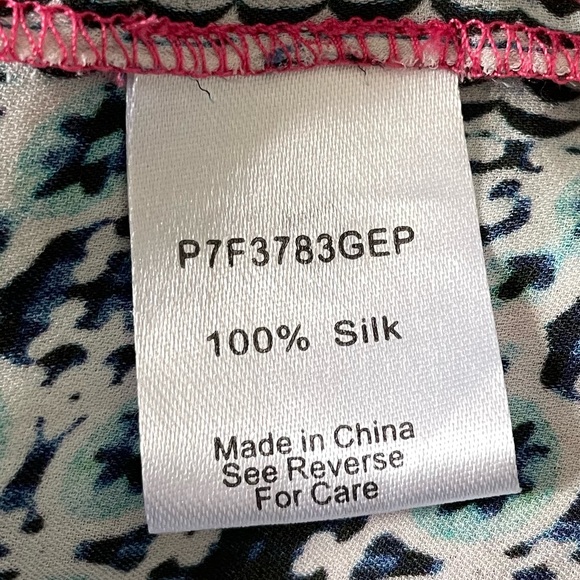 Parker Scarlet printed ruffle silk blouse - Picture 12 of 13